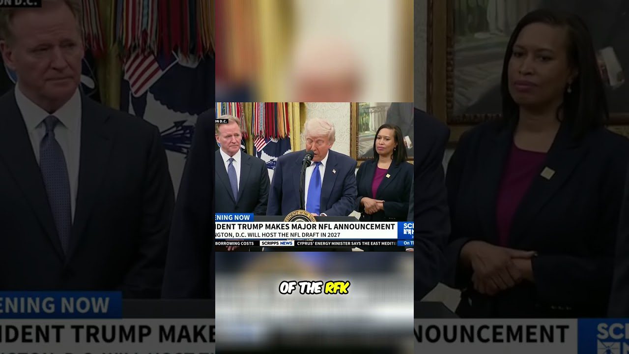 Trump’s Touchdown: Commanders’ New Stadium & 2027 NFL Draft in DC!