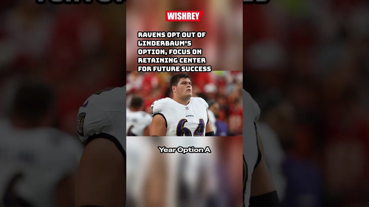 Tyler Linderbaum’s Future with Ravens Explained! #shorts #NFL