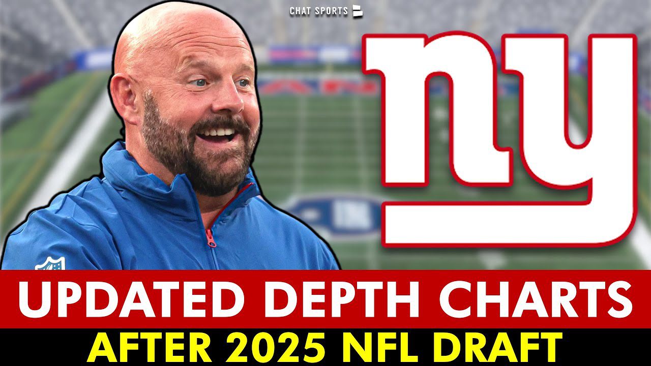 UPDATED Giants Depth Charts After The 2025 NFL Draft|NY Giants News