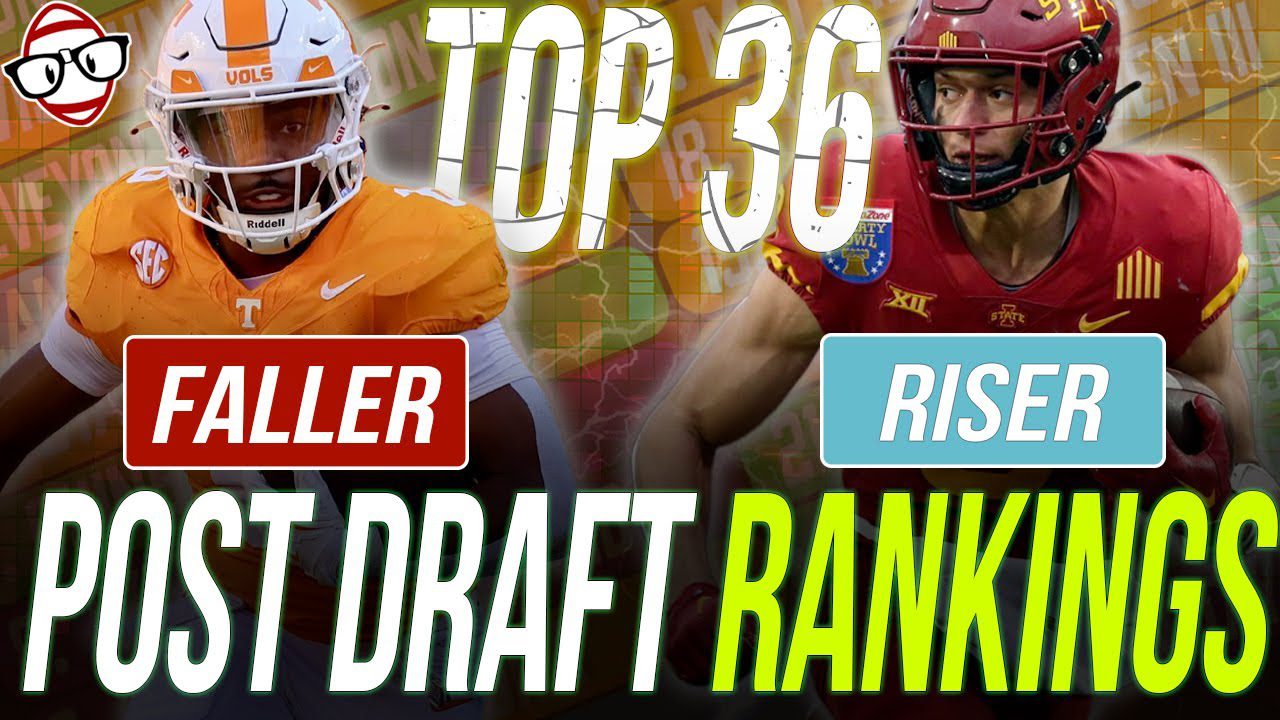 UPDATED Rookie Rankings *Post 2025 NFL Draft* for Dynasty