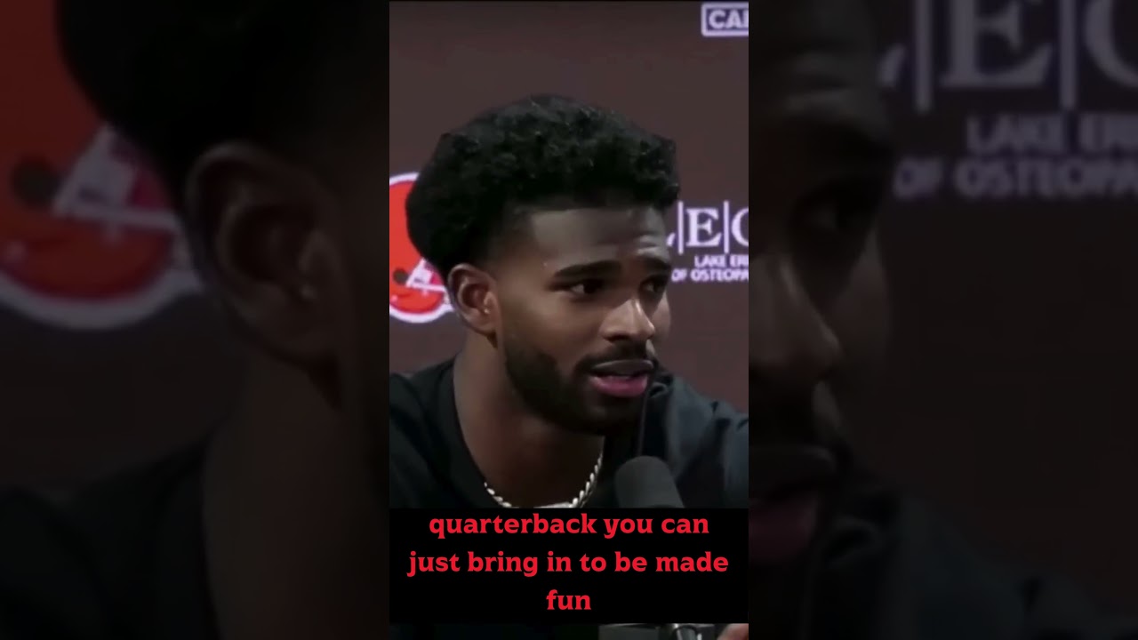 Watch what Shedeur has to say…#football #nfl#ShedeurSanders# #clevelandbrowns#draft2025#nfldraft