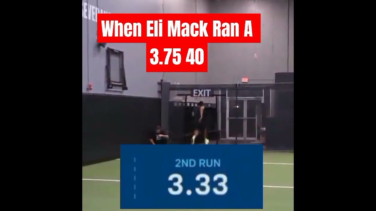 When Eli Mack Ran A 3.75 40 Yard Dash #football #nflcombine #trending #shorts #youtubeshorts #fyp