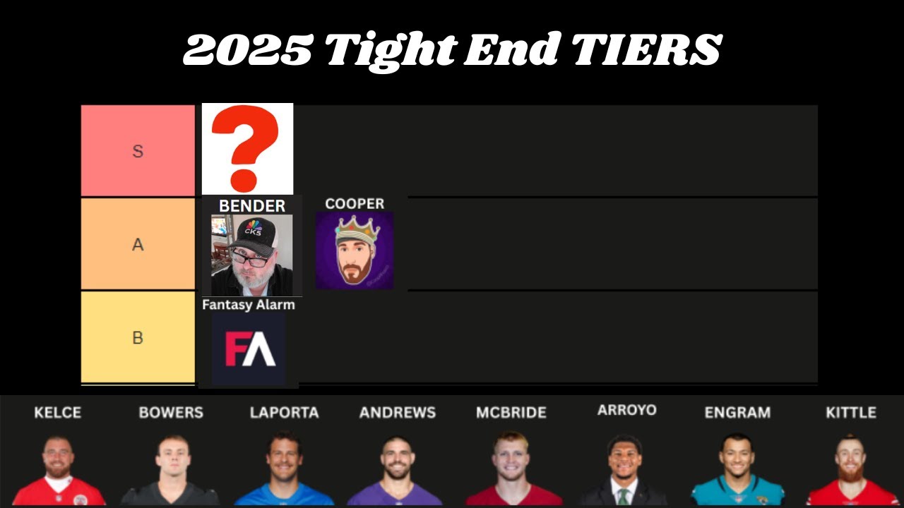 🔥2025 NFL Tight End Tiers!🔥 🔥2025 NFL Tight End Tiers!🔥