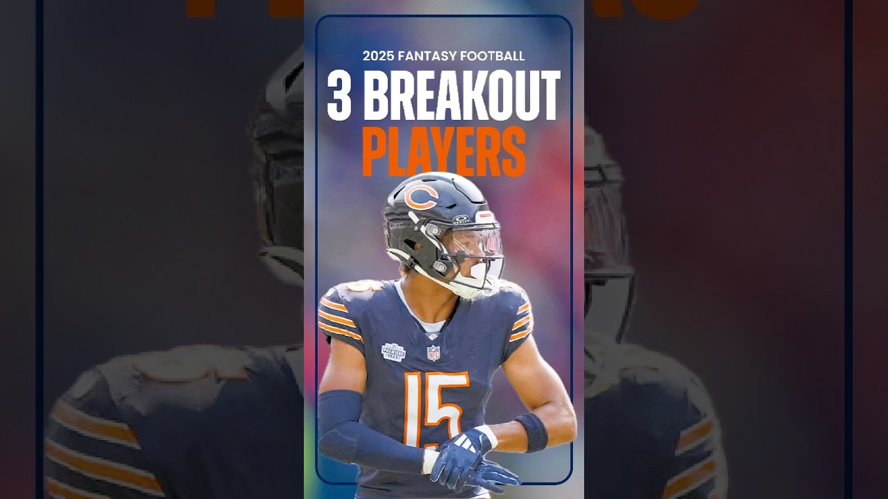 3 BREAKOUT Players for the 2025 Fantasy Football Season! #shorts 3 BREAKOUT Players for the 2025 Fantasy Football Season! #shorts