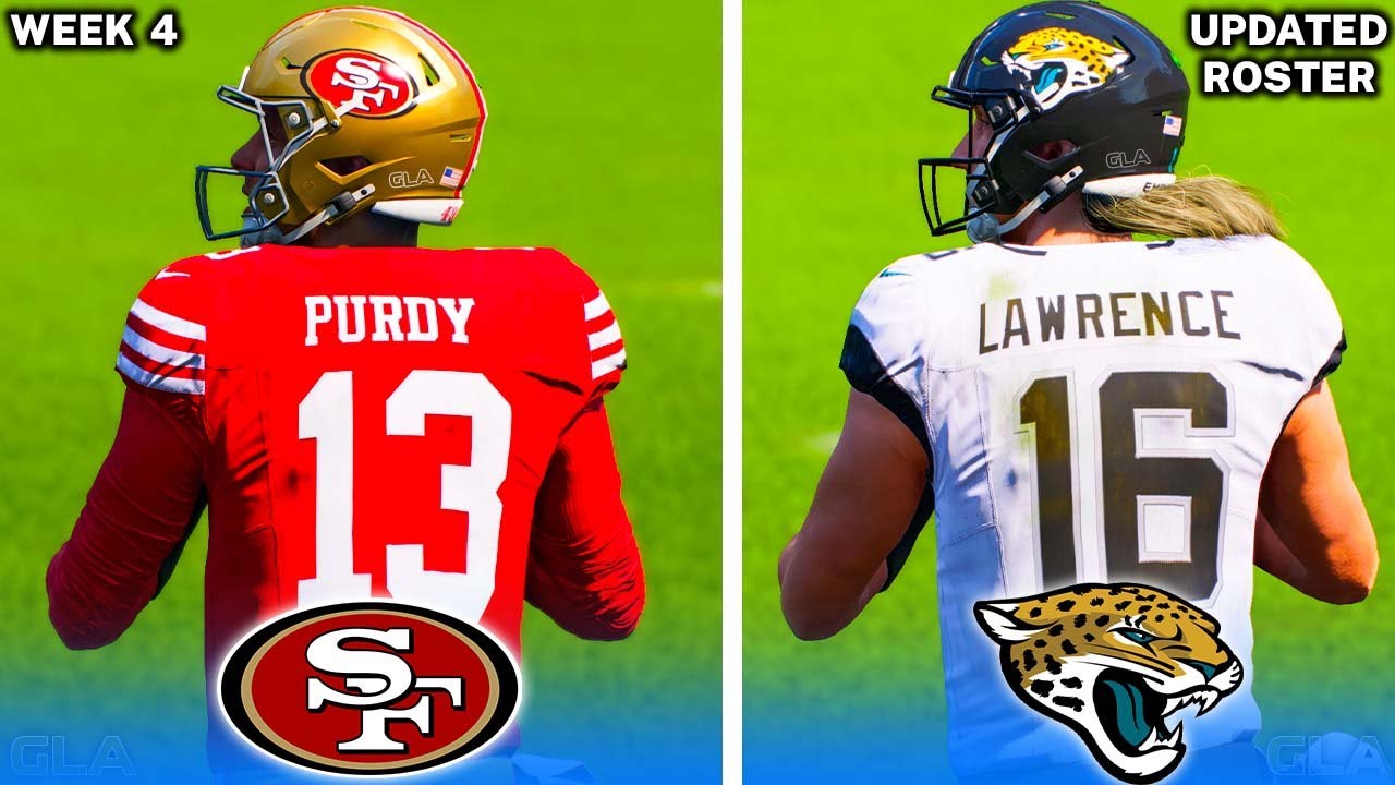 49ers vs. Jaguars | Week 4 Simulation | 2025 – 2026 Updated Rosters | Madden 25 PS5 49ers vs. Jaguars | Week 4 Simulation | 2025 – 2026 Updated Rosters | Madden 25 PS5