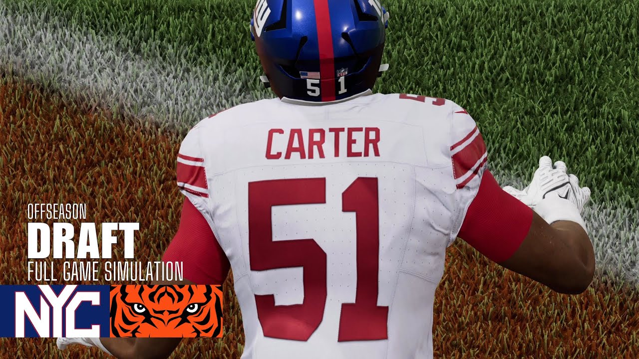 Abdul Carter | Giants vs. Bengals | Madden NFL 25 Simulation | 2025 NFL Draft Abdul Carter | Giants vs. Bengals | Madden NFL 25 Simulation | 2025 NFL Draft
