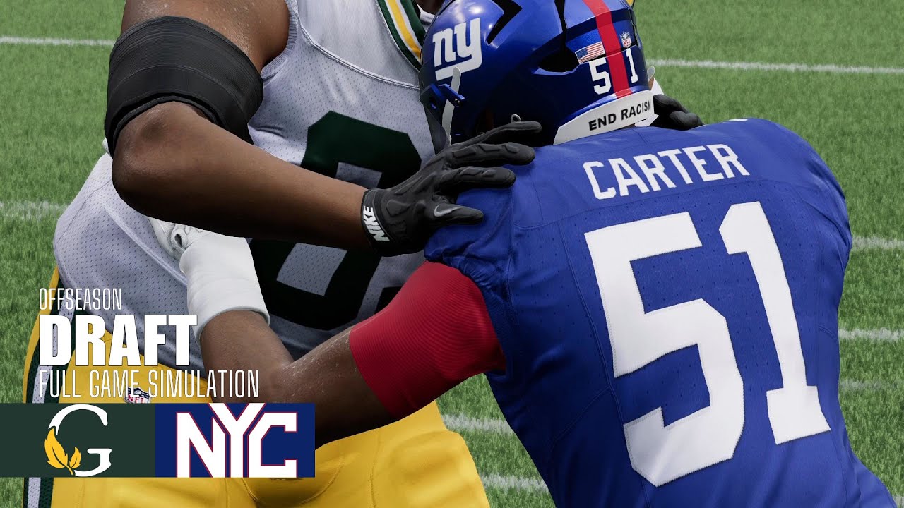 Abdul Carter | Packers vs. Giants | Madden NFL 25 Simulation | 2025 NFL Draft Abdul Carter | Packers vs. Giants | Madden NFL 25 Simulation | 2025 NFL Draft