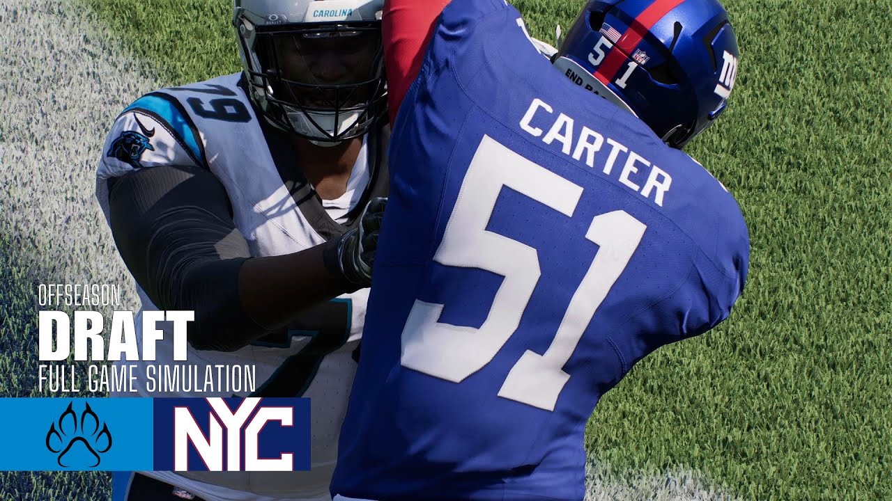 Abdul Carter | Panthers vs. Giants | Madden NFL 25 Simulation | 2025 NFL Draft Abdul Carter | Panthers vs. Giants | Madden NFL 25 Simulation | 2025 NFL Draft