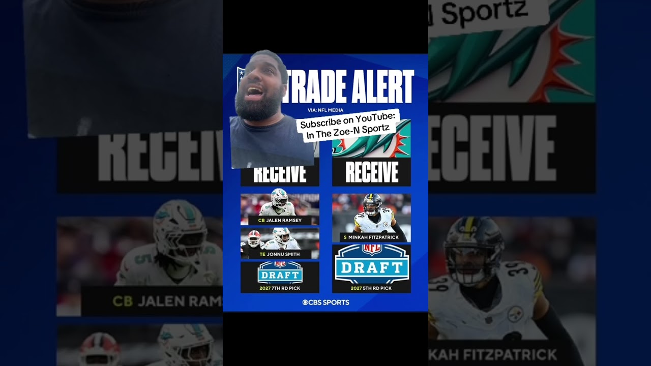 Blockbuster trade.#nfl #espn #greenscreen #shorts #miamidolphins #pittsburghsteelers #nflnews Blockbuster trade.#nfl #espn #greenscreen #shorts #miamidolphins #pittsburghsteelers #nflnews