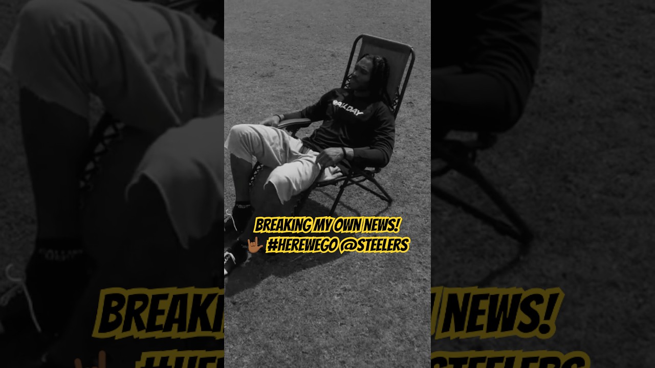 Breaking my own news! 🤟🏾 #HereWeGo @steelers #nfl #football Breaking my own news! 🤟🏾 #HereWeGo @steelers #nfl #football