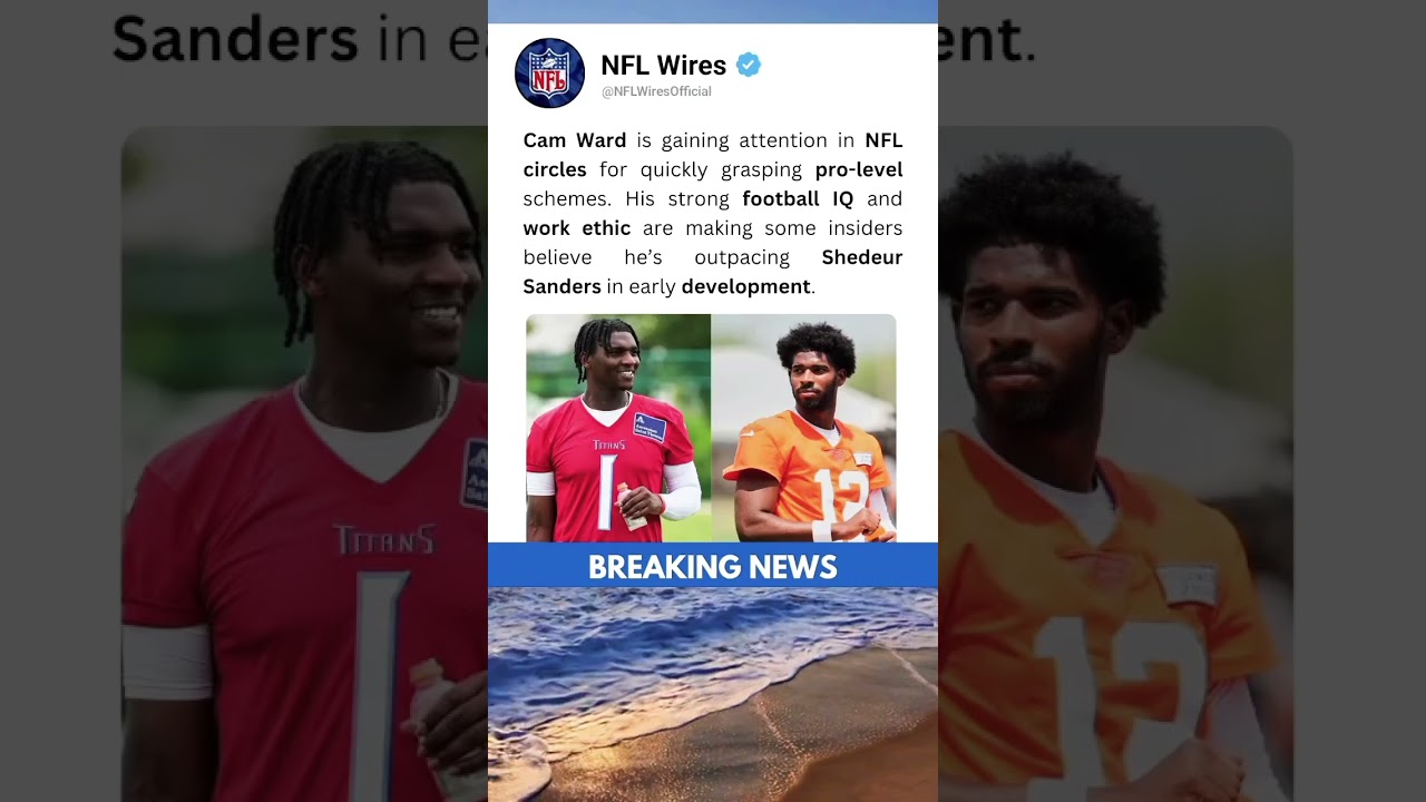 Cam Ward Outshining Shedeur Sanders? NFL Buzz Grows 🔥 #shedeursanders #camward #shorts Cam Ward Outshining Shedeur Sanders? NFL Buzz Grows 🔥 #shedeursanders #camward #shorts