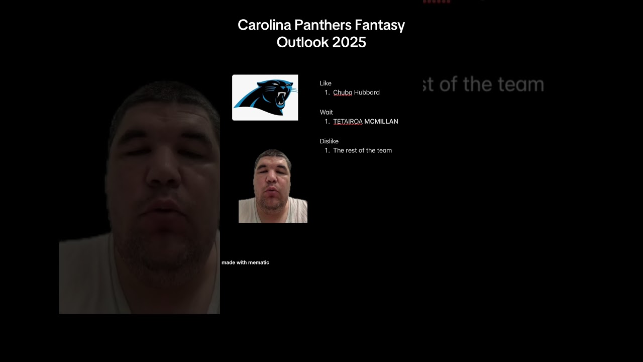 Carolina Panthers Fantasy Outlook 2025 #nfl #fantasyfootball #football Carolina Panthers Fantasy Outlook 2025 #nfl #fantasyfootball #football