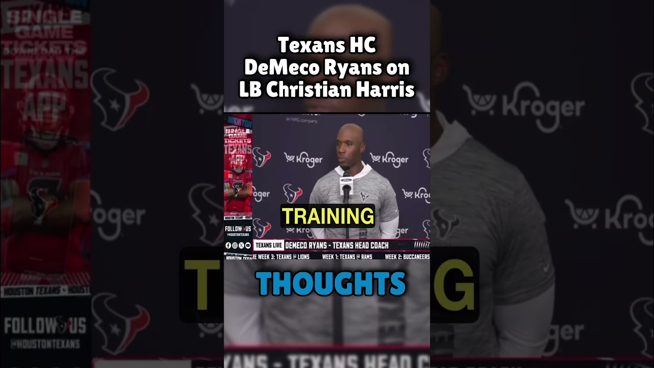 Christian Harris Update: ‘Ready by Camp’ 💪 – DeMeco Ryans Christian Harris Update: ‘Ready by Camp’ 💪 – DeMeco Ryans