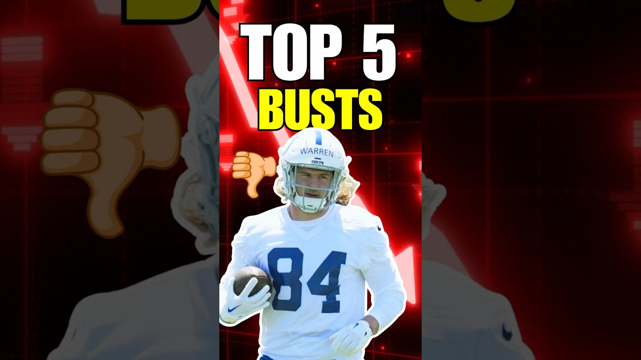 DO NOT Draft These 5 BUSTS in 2025 Fantasy Football ❌ DO NOT Draft These 5 BUSTS in 2025 Fantasy Football ❌