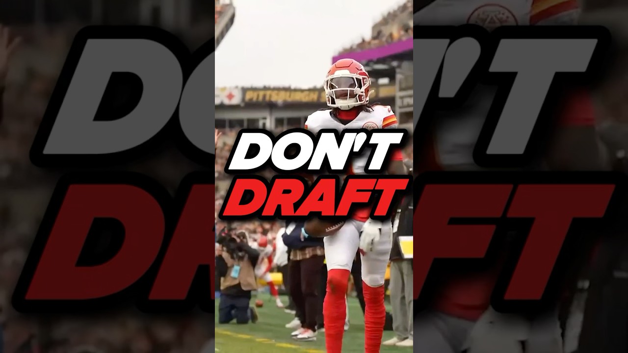 DON’T DRAFT Xavier Worthy in 2025! DON’T DRAFT Xavier Worthy in 2025!