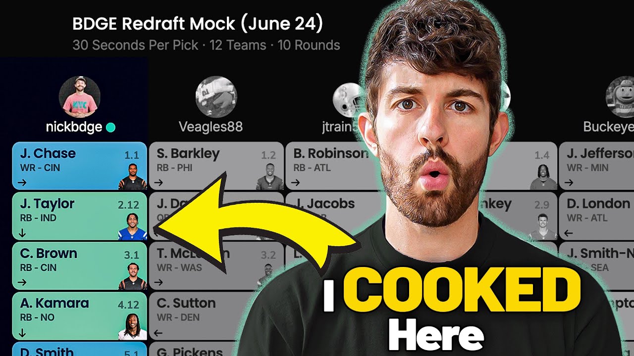 I DOMINATED This Fantasy Draft from the 1st Pick I DOMINATED This Fantasy Draft from the 1st Pick