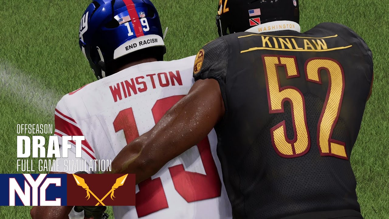 Jameis Winston | Giants vs. Commanders | Madden NFL 25 Simulation | 2025 NFL Draft Jameis Winston | Giants vs. Commanders | Madden NFL 25 Simulation | 2025 NFL Draft