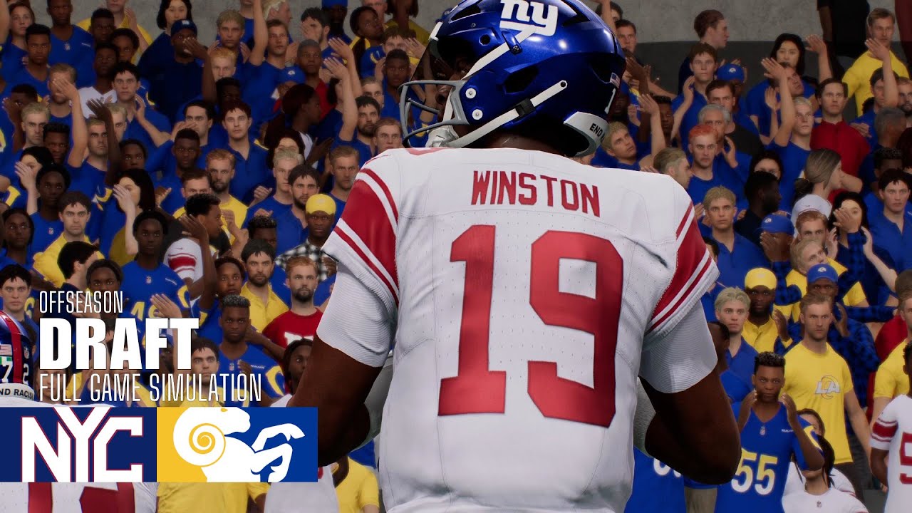 Jameis Winston | Giants vs. Rams | Madden NFL 25 Simulation | 2025 NFL Draft Jameis Winston | Giants vs. Rams | Madden NFL 25 Simulation | 2025 NFL Draft