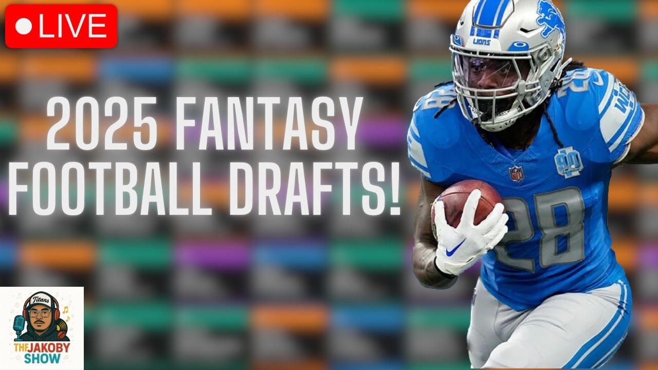 LIVE 2025 Fantasy Football Drafts #4 LIVE 2025 Fantasy Football Drafts #4
