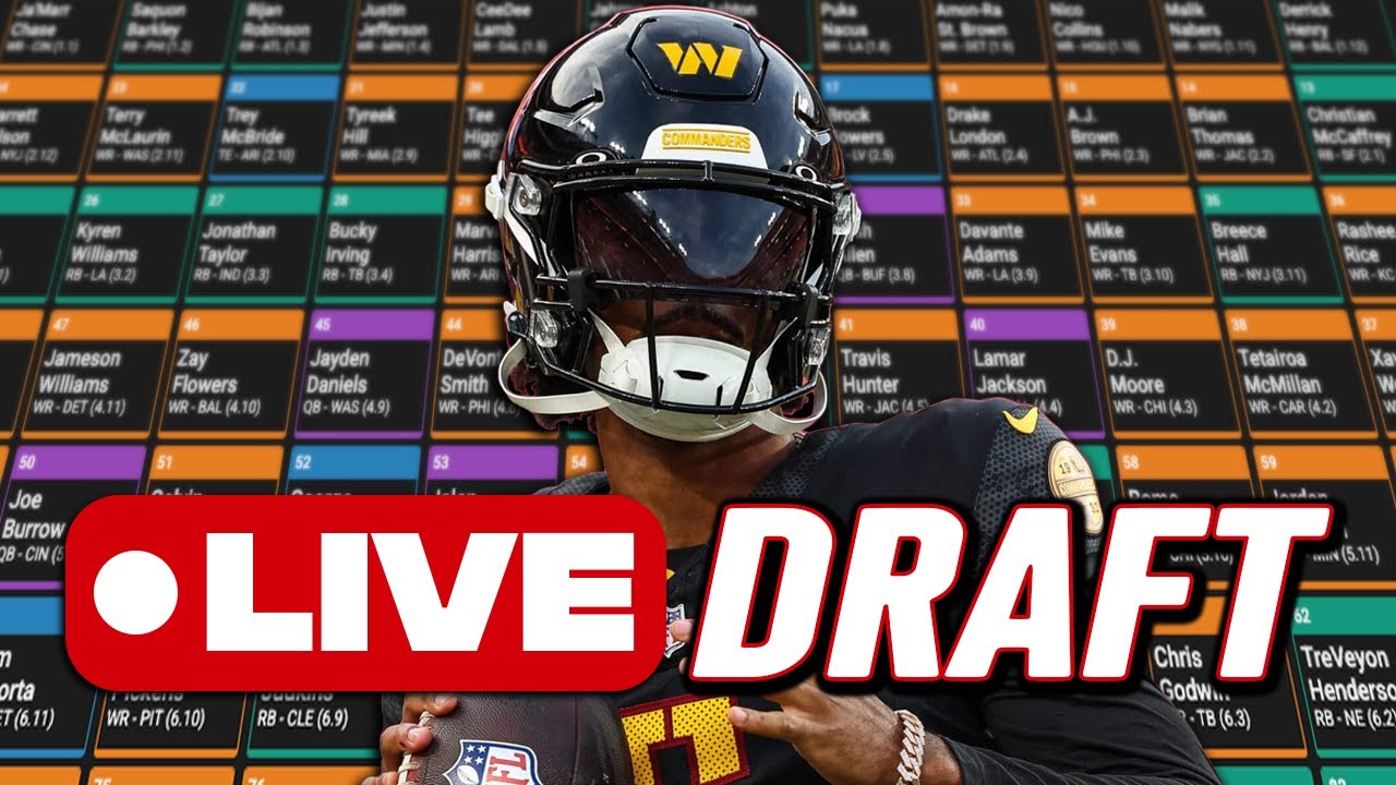 Live 2025 Fantasy Football Draft! Live 2025 Fantasy Football Draft!