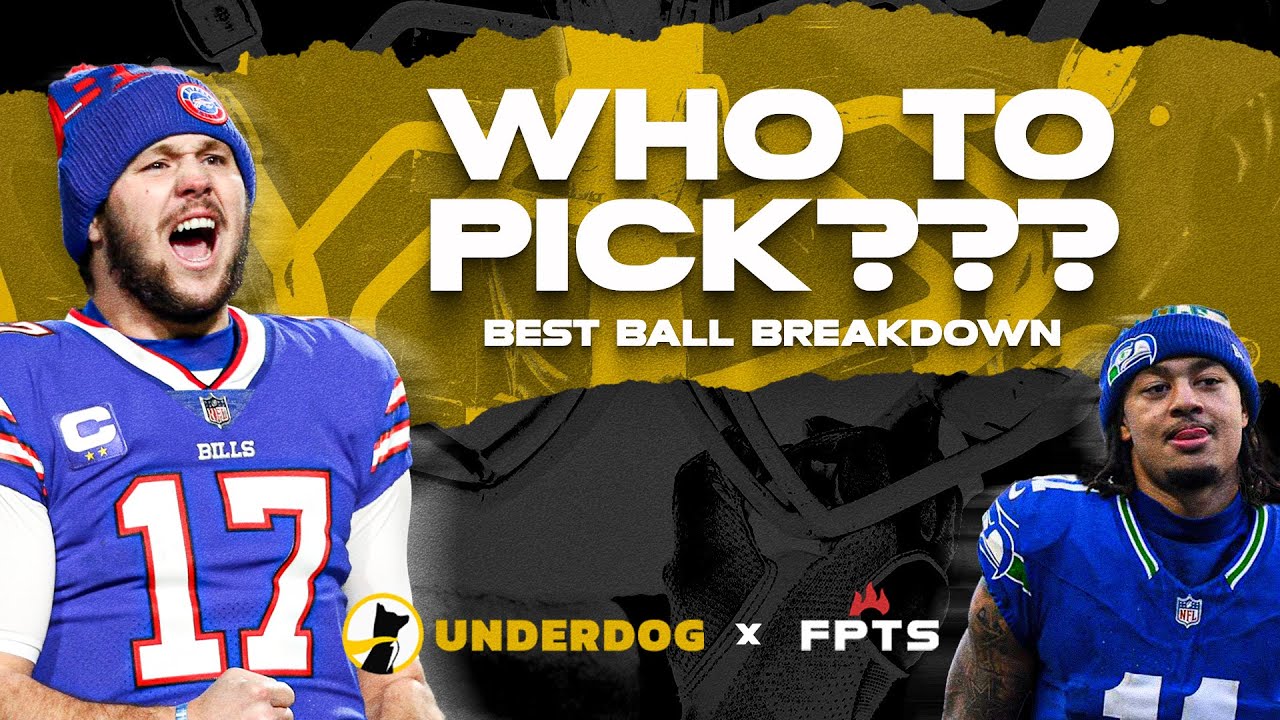 Live Drafting Winning 2025 NFL Underdog Fantasy Best Ball Teams Live Drafting Winning 2025 NFL Underdog Fantasy Best Ball Teams