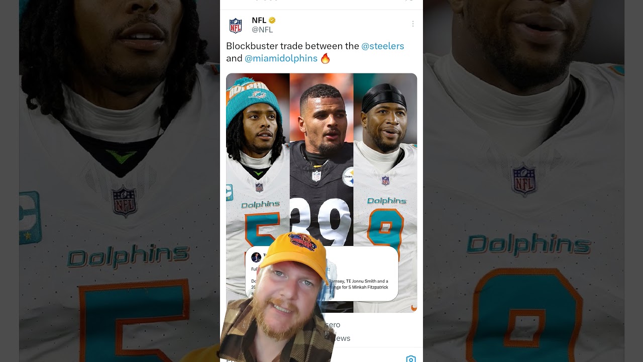 Major NFL Trade between Steelers and Dolphins! Major NFL Trade between Steelers and Dolphins!