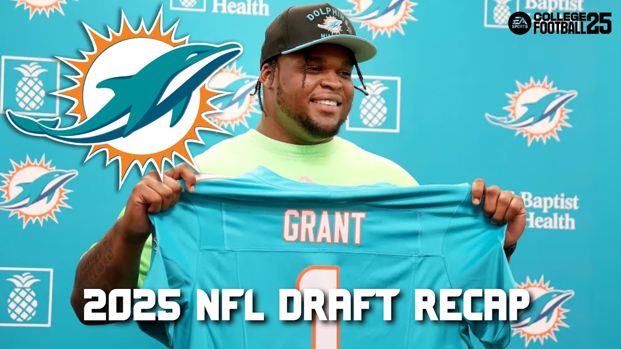 Massive Bodies Heading to Miami | 2025 NFL Draft Recap Massive Bodies Heading to Miami | 2025 NFL Draft Recap