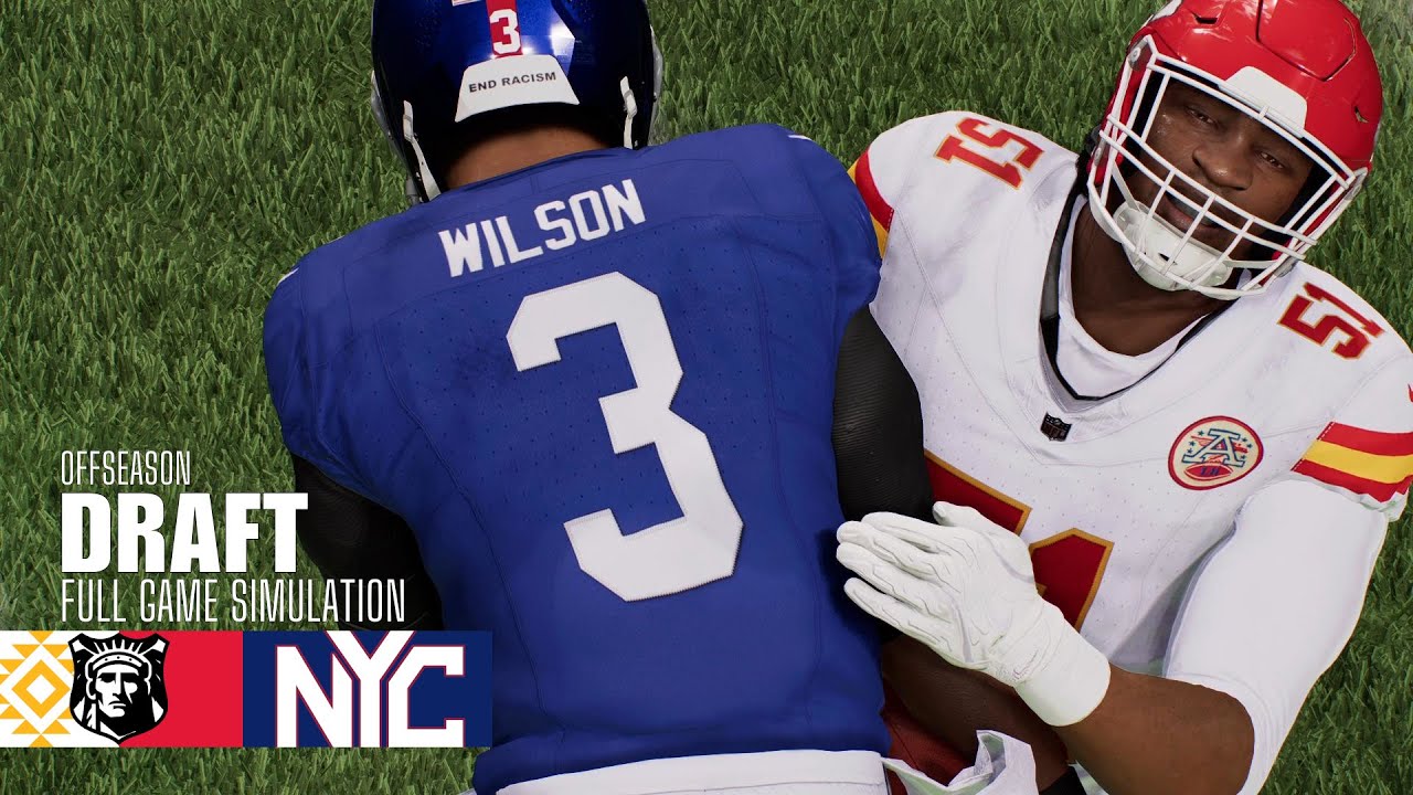 Russell Wilson | Chiefs vs. Giants | Madden NFL 25 Simulation | 2025 NFL Draft Russell Wilson | Chiefs vs. Giants | Madden NFL 25 Simulation | 2025 NFL Draft