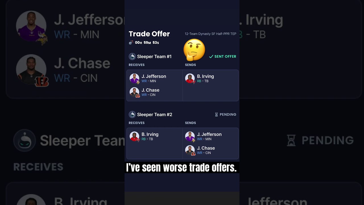 Terrible trade offers for Fantasy Football 2025 #nfl #fantasyfootball #fantasyfootballadvice Terrible trade offers for Fantasy Football 2025 #nfl #fantasyfootball #fantasyfootballadvice