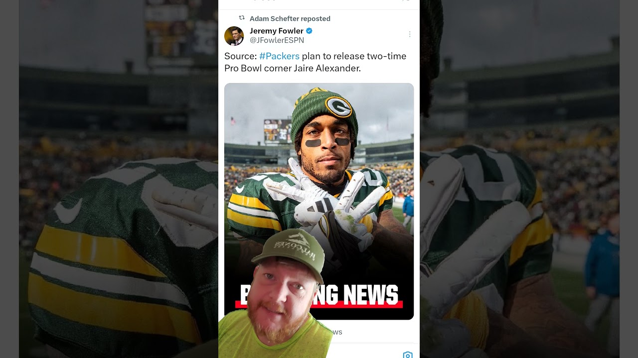 The Green Bay Packers are releasing Jaire Alexander! The Green Bay Packers are releasing Jaire Alexander!
