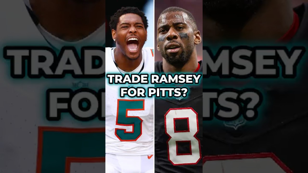 TRADE IDEA: Dolphins Send Jalen Ramsey To Atlanta For Kyle Pitts #nfl #nflnews #shorts TRADE IDEA: Dolphins Send Jalen Ramsey To Atlanta For Kyle Pitts #nfl #nflnews #shorts