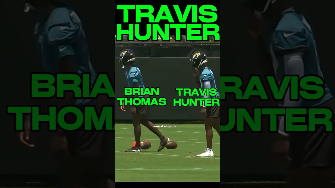 TRAVIS HUNTER/ BRIAN THOMAS JAGUARS BATTLE! #nfl #espn #jaguars #nflnews #trending #deionsanders TRAVIS HUNTER/ BRIAN THOMAS JAGUARS BATTLE! #nfl #espn #jaguars #nflnews #trending #deionsanders