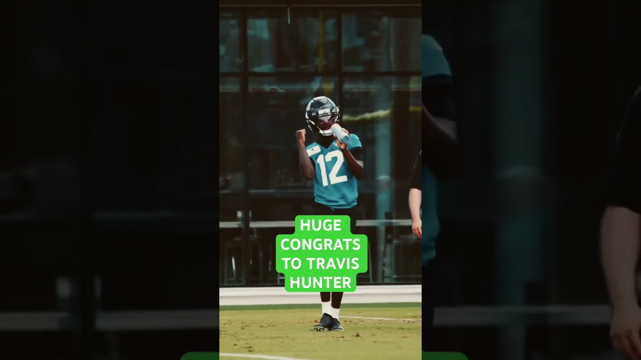 Travis Hunters signs contract with Jaguars #jags #nflnews #cubuffs Travis Hunters signs contract with Jaguars #jags #nflnews #cubuffs