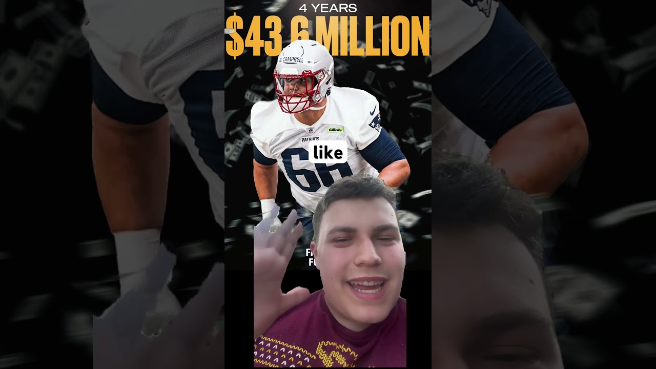 🚨 Will Campbell Signs 4-Year .6M With Patriots #nfl #nfltrending #nflfootball #nflnews 🚨 Will Campbell Signs 4-Year .6M With Patriots #nfl #nfltrending #nflfootball #nflnews