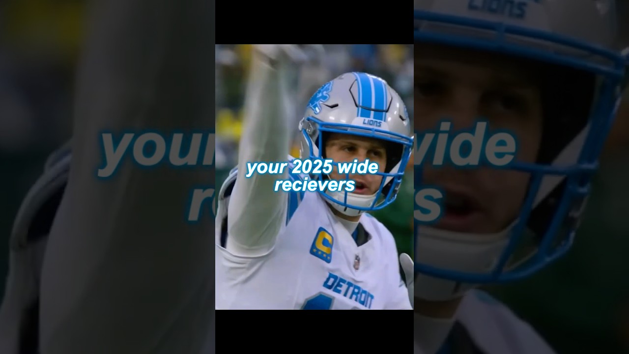 your 2025 nfl wide receivers🤩🥶🫣 your 2025 nfl wide receivers🤩🥶🫣
