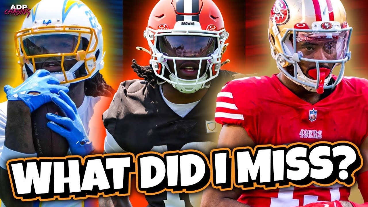 3 Risers & 3 Fallers From NFL News – ADP Chasing 3 Risers & 3 Fallers From NFL News – ADP Chasing