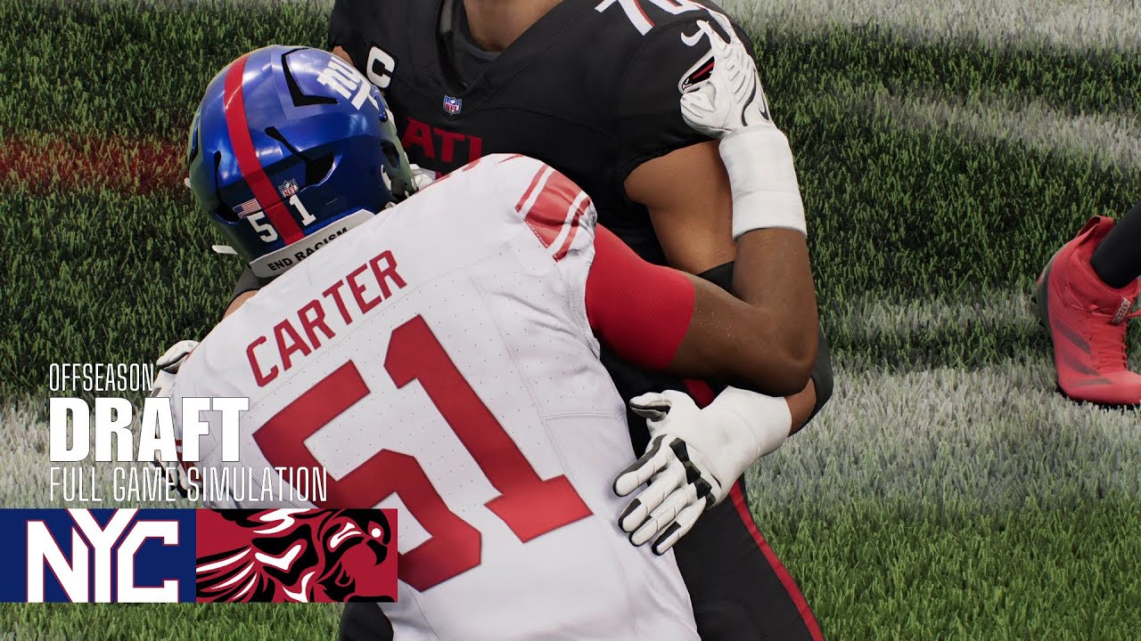 Abdul Carter | Giants vs. Falcons | Madden NFL 25 Simulation | 2025 NFL Draft Abdul Carter | Giants vs. Falcons | Madden NFL 25 Simulation | 2025 NFL Draft