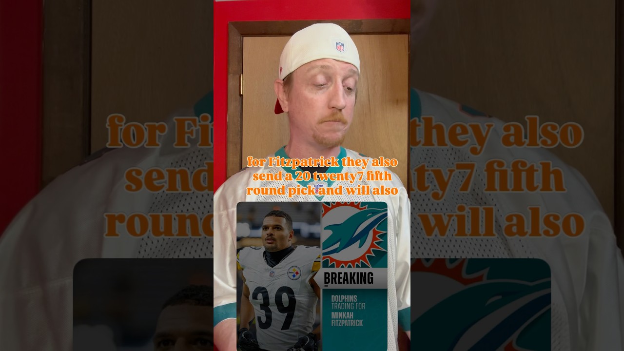 Big @NFL Breaking News From @TimReynoldsShow Big Trade between the @MiamiDolphins & @steelers Big @NFL Breaking News From @TimReynoldsShow Big Trade between the @MiamiDolphins & @steelers