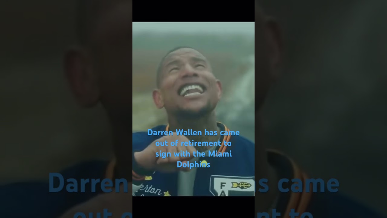 Darren Wallen has signed with the Miami Dolphins #darrenwallen #miamidolphins #nfl #nflnews #yt Darren Wallen has signed with the Miami Dolphins #darrenwallen #miamidolphins #nfl #nflnews #yt