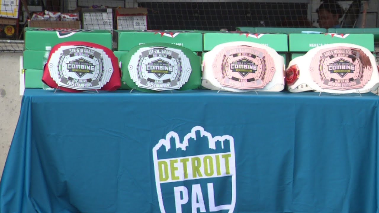 Detroit PAL football combine gives youth an early taste of NFL-style training Detroit PAL football combine gives youth an early taste of NFL-style training