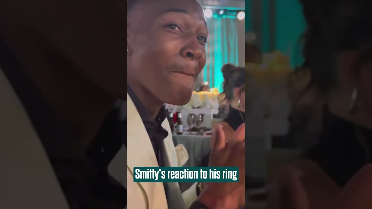 DeVonta Smith Reacts to His Super Bowl LIX Ring #shorts DeVonta Smith Reacts to His Super Bowl LIX Ring #shorts