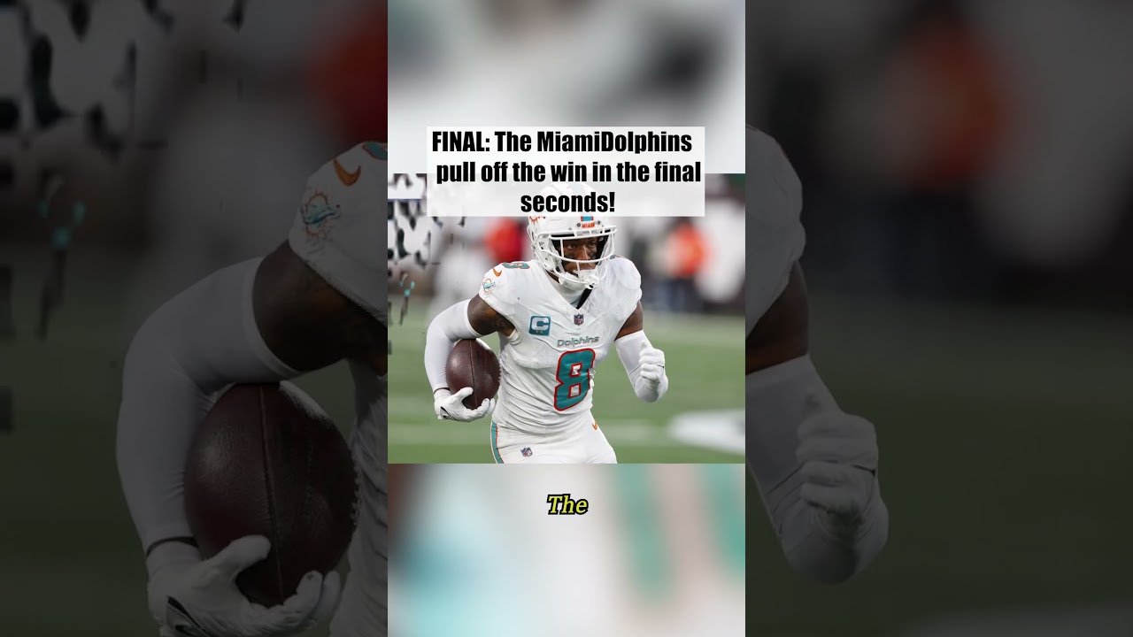 Dolphins clinch last-second win! #new #news #breakingnews #nfl #trend Dolphins clinch last-second win! #new #news #breakingnews #nfl #trend