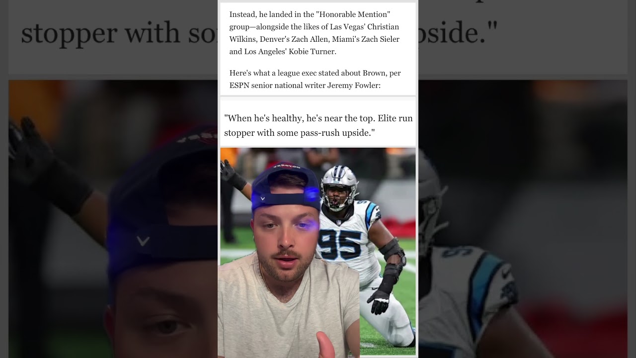 ESPN Did Derrick Brown Dirty #carolinapanthers #derrickbrown #espn #keeppounding #nfl #nflnews ESPN Did Derrick Brown Dirty #carolinapanthers #derrickbrown #espn #keeppounding #nfl #nflnews