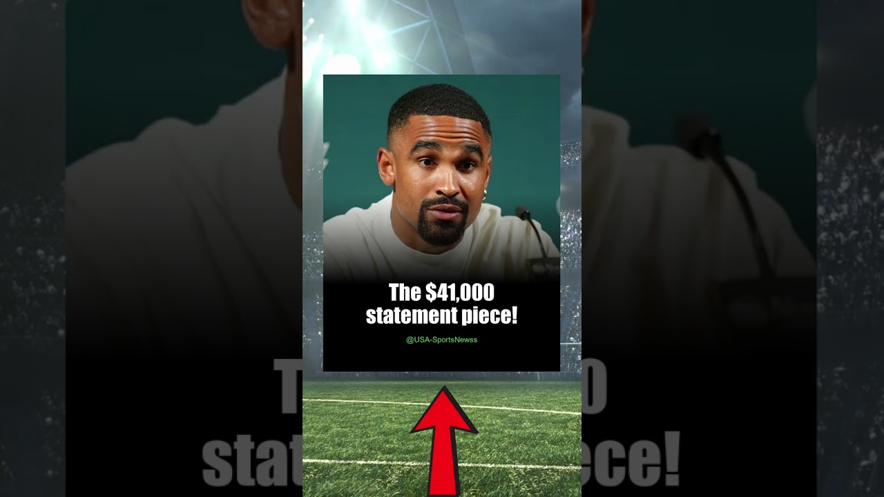 Jalen Hurts’ ,000 Watch Steals the Show at Super Bowl Ceremony! #Shorts Jalen Hurts’ ,000 Watch Steals the Show at Super Bowl Ceremony! #Shorts