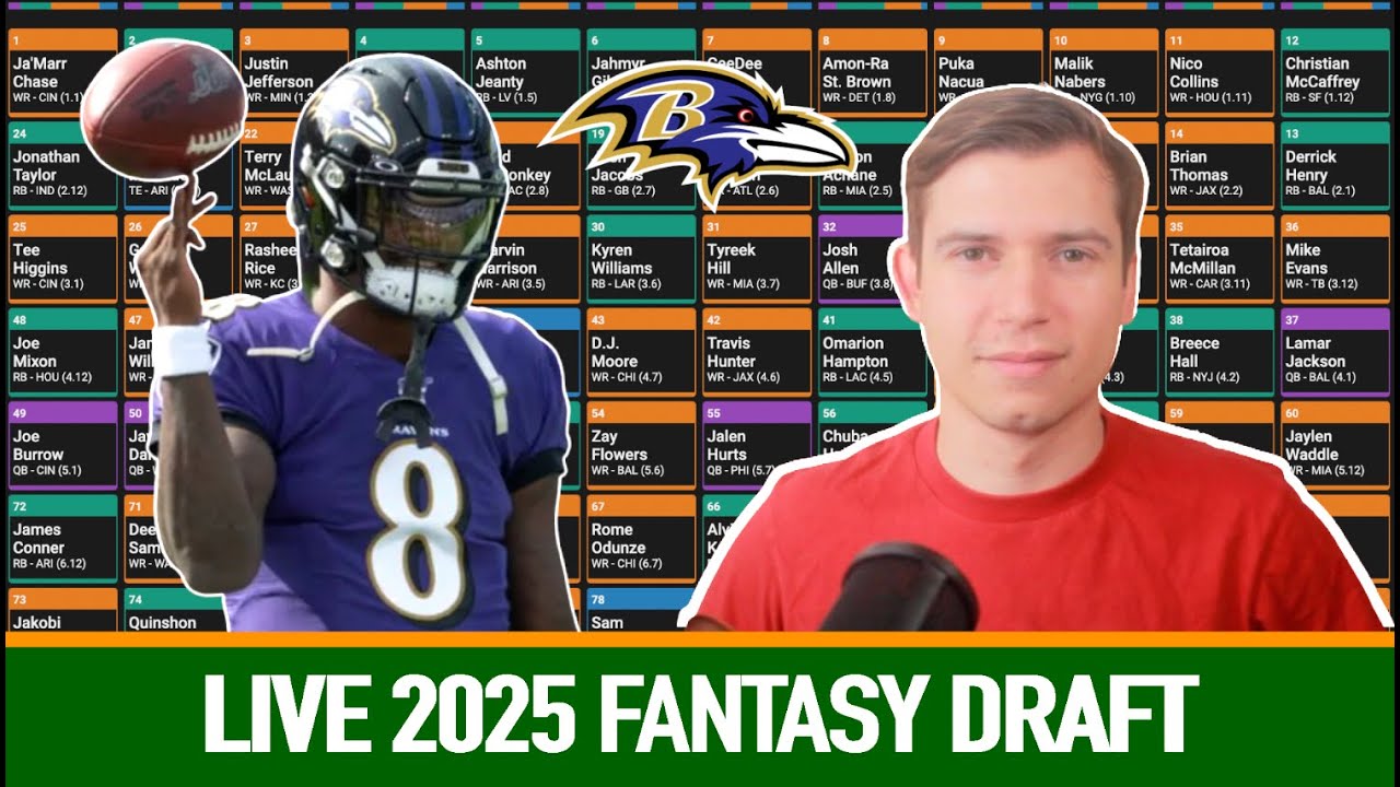 LIVE 2025 BBM Fantasy Football Draft LIVE 2025 BBM Fantasy Football Draft