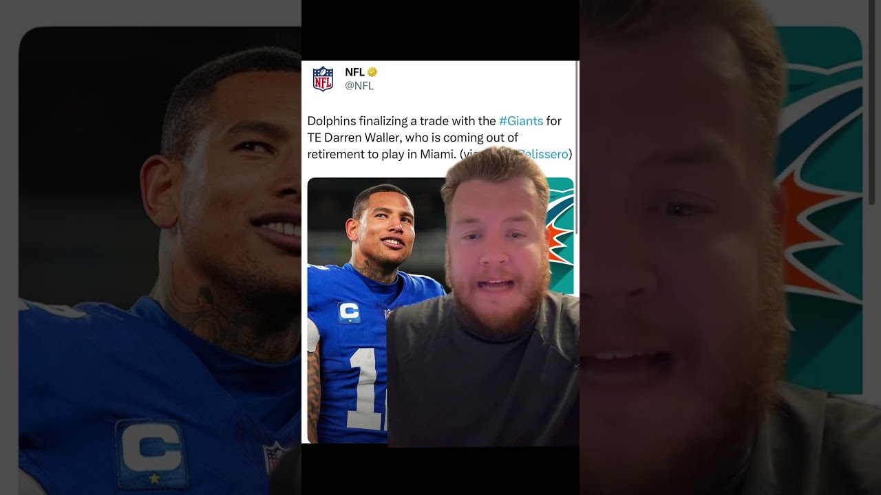 NFL News- Darren Waller is a Miami Dolphin! #nflnews #nflfootball NFL News- Darren Waller is a Miami Dolphin! #nflnews #nflfootball