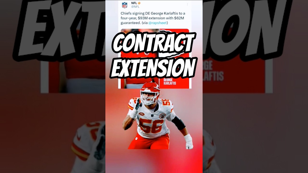 NFL News: George Karlaftis signs MAJOR DEAL with Chiefs NFL News: George Karlaftis signs MAJOR DEAL with Chiefs