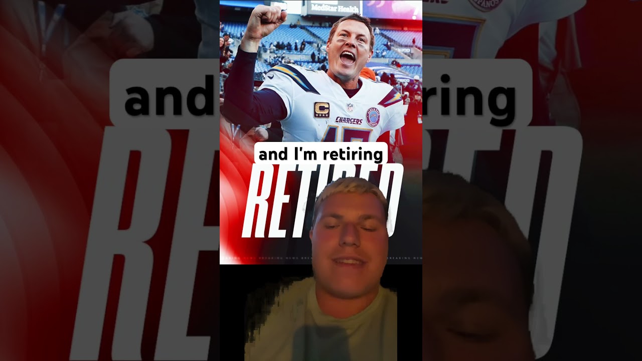 Philip Rivers is retiring with the Chargers #nfl #nfltrending #nflviral #nflnews #chargers Philip Rivers is retiring with the Chargers #nfl #nfltrending #nflviral #nflnews #chargers
