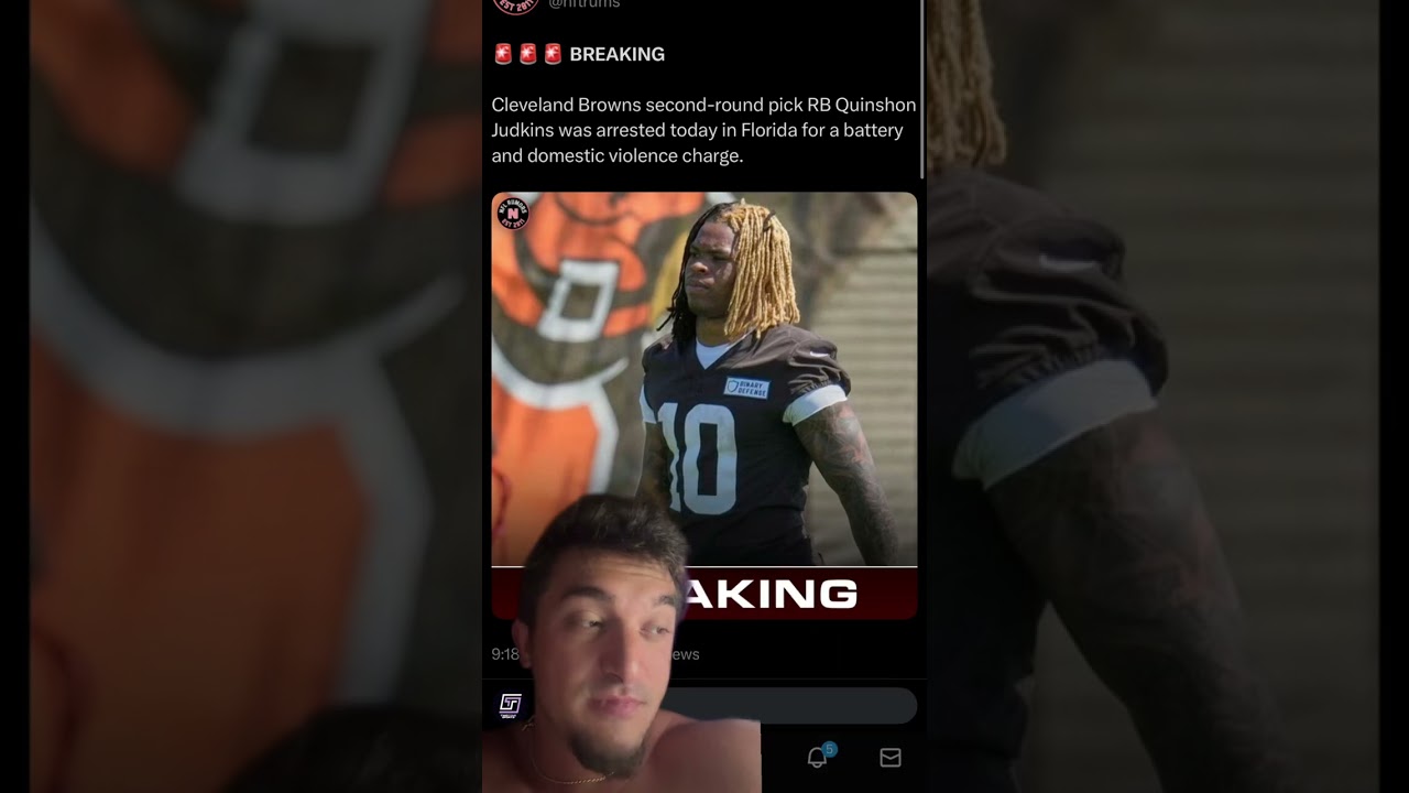 Quinshon Judkins ARRESTED! #trending #fyp #tiktok #shorts #football #nfl #nflfootball Quinshon Judkins ARRESTED! #trending #fyp #tiktok #shorts #football #nfl #nflfootball