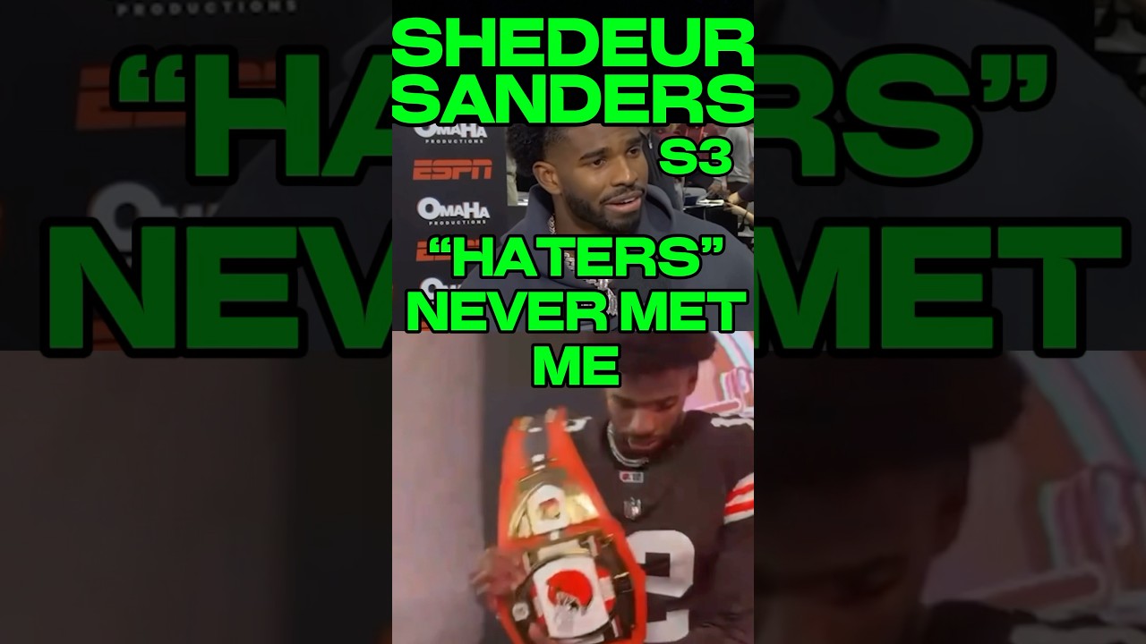 SHEDEUR SANDERS on BROWNS/ NFL HATE! #deionsanders #nfl #espn #nflnews #trending #coloradofootball SHEDEUR SANDERS on BROWNS/ NFL HATE! #deionsanders #nfl #espn #nflnews #trending #coloradofootball